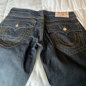 True Religion Mens Straight Leg Jeans